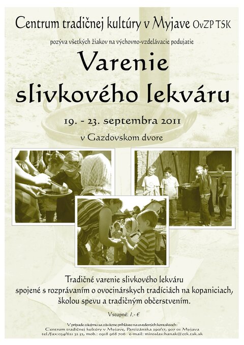 Varenie slivkového lekváru 2011