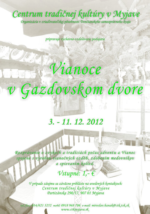 Vianoce v Gazdovskom dvore 2012