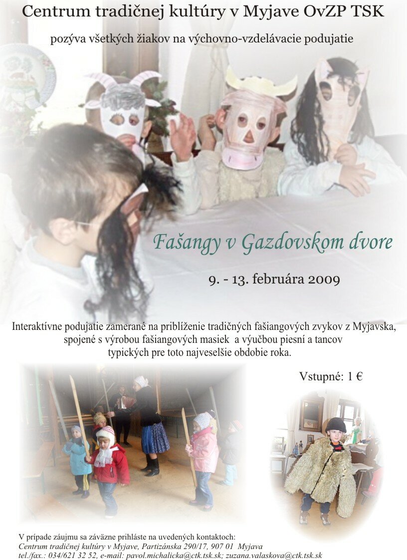 Fašiangy v Gazdovskom dvore 