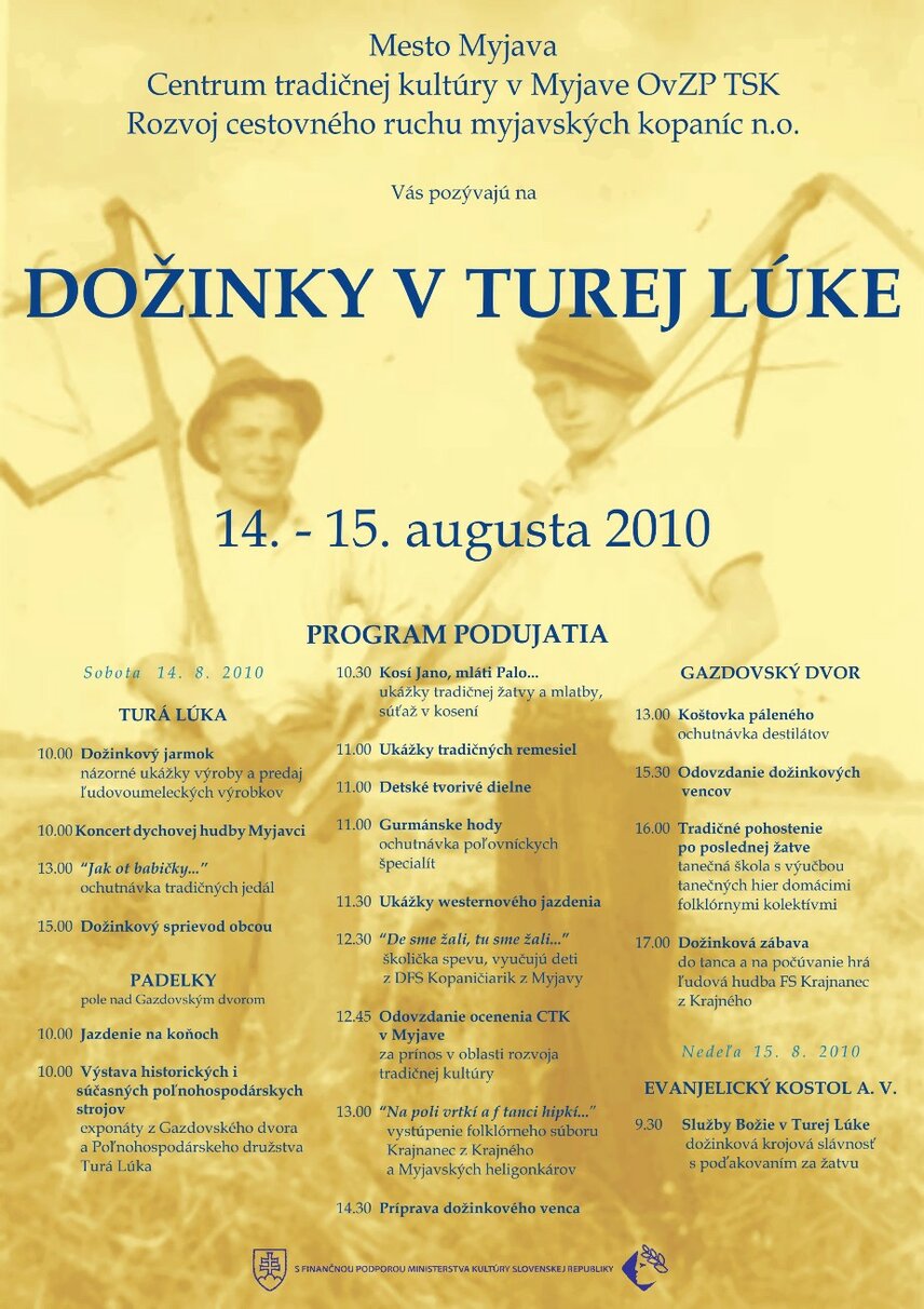 Dožinky v Turej Lúke