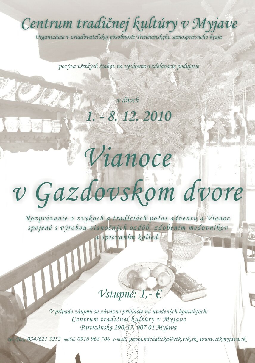 Vianoce v Gazdovskom dvore