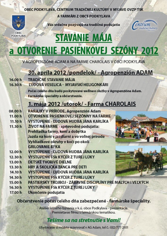 Stavanie mája a Otvorenie pasienkovej sezóny 2012