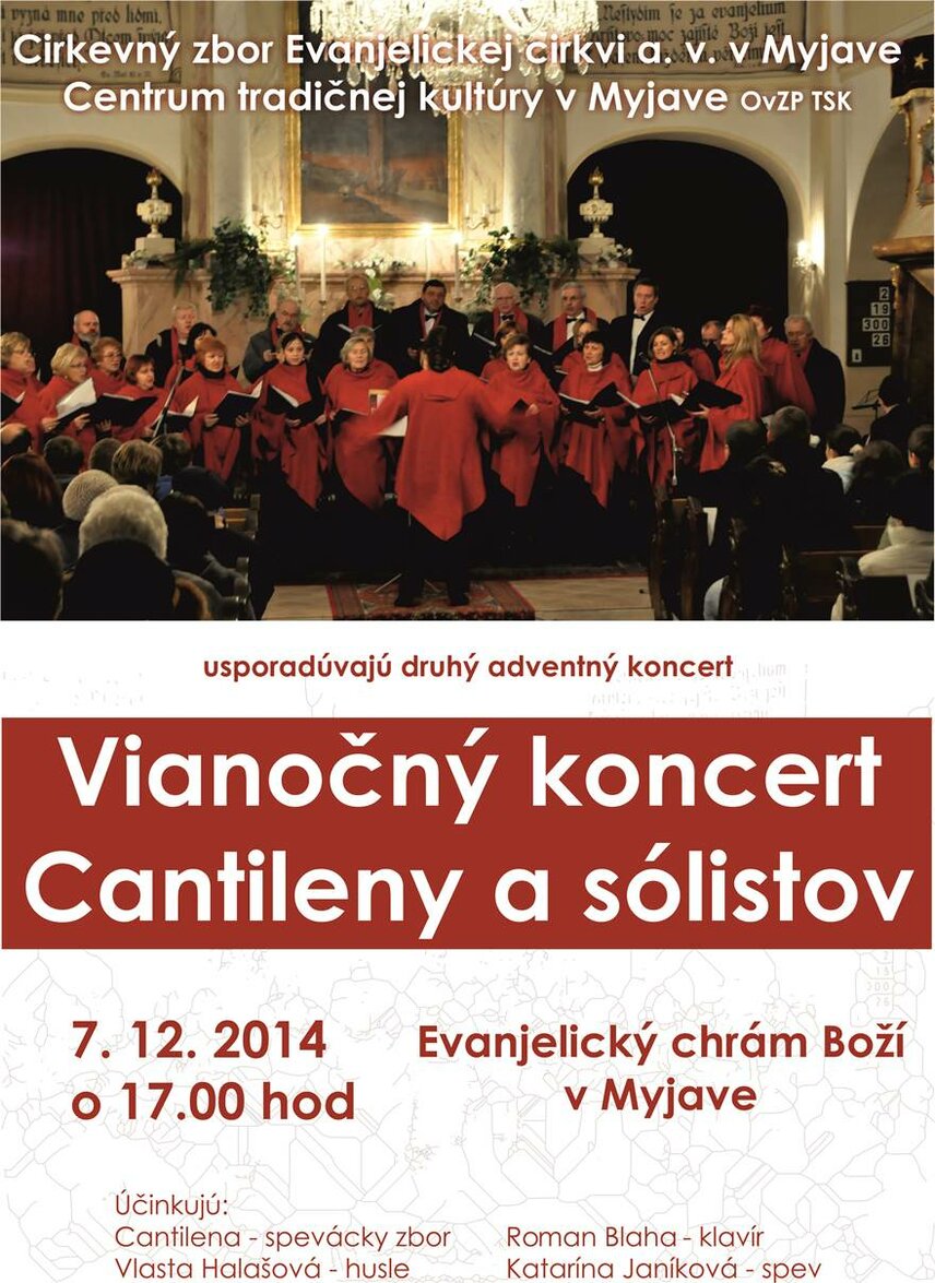 Vianočný koncert Cantileny a sólistov